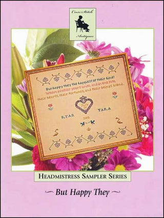But Happy They Wedding Sampler Cross Stitch Pattern by Cross Stitch Antiques - Premium Pattern, Cross Stitch from Cross Stitch Antiques - Just $13! Shop now at Crossed Hearts Needlework & Design