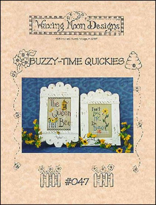 Buzzy-Time Quickies Cross Stitch Pattern by Waxing Moon Designs