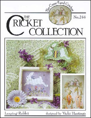 Leaping Rabbit Cross Stitch Pattern by Cross-Eyed Cricket - Premium Pattern, Cross Stitch from Cross-Eyed Cricket - Just $8! Shop now at Crossed Hearts Needlework & Design
