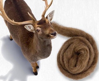 Furry Friends Variety Pack | Carded Corriedale Wool Sliver | 5 Colors