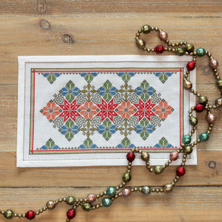''NEW! Carpathian Bluebells cross stitch folk embroidery kit