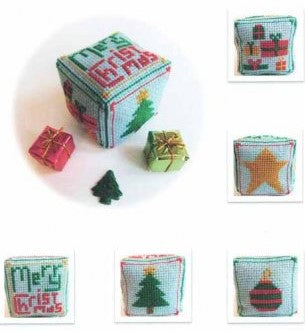 Christmas: Small Cube Series Cross Stitch Pattern by Ladybug Stitches - Premium Pattern, Cross Stitch from Ladybug Stitches - Just $5! Shop now at Crossed Hearts Needlework & Design