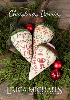 Decorative Christmas ornaments with text on a wooden background