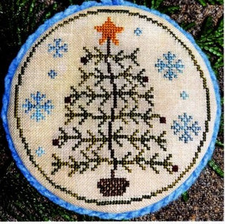 Colonial Feather Tree Cross Stitch Pattern by Three Sheep Studio