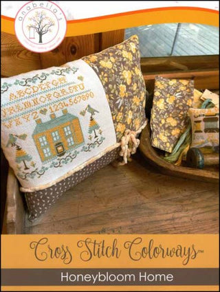 Cross Stitch Colorways™ Honeybloom Home Cross Stitch Pattern by Anabella's - Premium Pattern, Cross Stitch from Anabella's - Just $12! Shop now at Crossed Hearts Needlework & Design