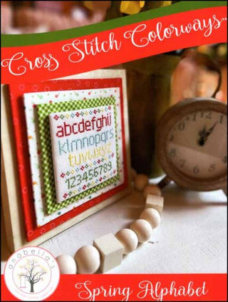 Cross Stitch Colorways™ Spring Alphabet Cross Stitch Pattern by Anabella's - Premium Pattern, Cross Stitch from Anabella's - Just $8! Shop now at Crossed Hearts Needlework & Design