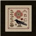 Crow Secrets In The Garden Cross Stitch Pattern by Happiness Is HeartMade - Premium Pattern, Cross Stitch from Happiness Is Heartmade - Just $12! Shop now at Crossed Hearts Needlework & Design