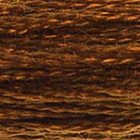 Close-up of brown DMC 433  texture