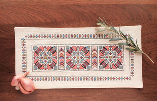 Despina's Anemone cross stitch folk embroidery kit