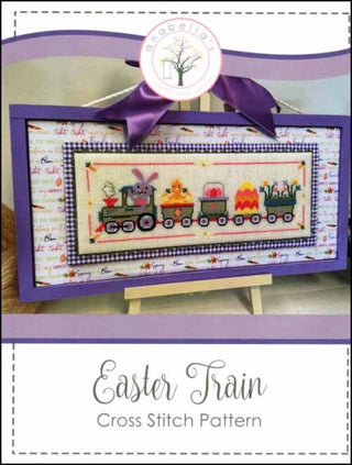 Easter Train Cross Stitch Pattern by Anabella's - Premium Pattern, Cross Stitch from Anabella's - Just $12! Shop now at Crossed Hearts Needlework & Design