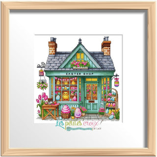 Easter Shop Cross Stitch Pattern by Les Petites Croix de Lucie - Premium Pattern, Cross Stitch from Les Petites Croix de Lucie - Just $13.80! Shop now at Crossed Hearts Needlework & Design