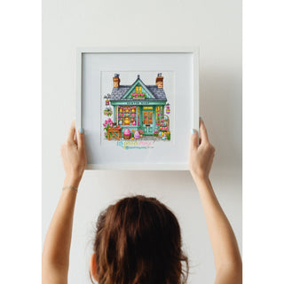 Easter Shop Cross Stitch Pattern by Les Petites Croix de Lucie - Premium Pattern, Cross Stitch from Les Petites Croix de Lucie - Just $17.60! Shop now at Crossed Hearts Needlework & Design