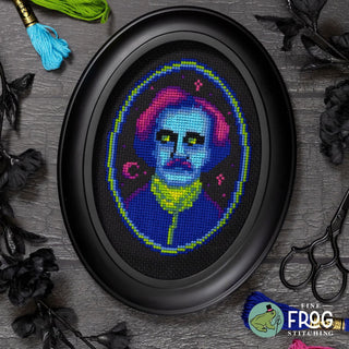 Edgar Allan Glow | Cross Stitch Pattern by Fine Frog Stitching