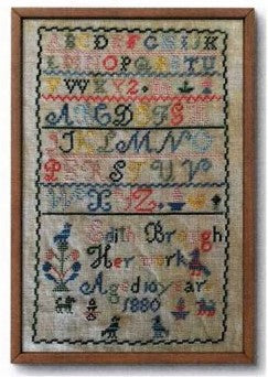 Edith Brough 1880 Sampler Cross Stitch Pattern by Romy's Creations ...