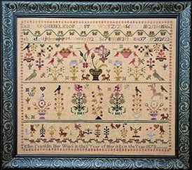 Ellen Franklin 1870 | Cross Stitch Pattern by NeedleWorkPress