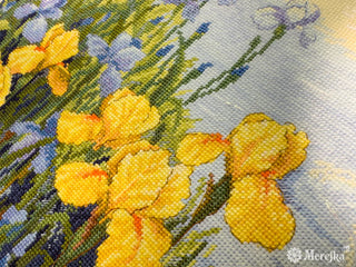 Enchanted Pond Needlecraft Kit by Merejka - Premium Needlecraft Kit from Merejka - Just $70.20! Shop now at Crossed Hearts Needlework & Design