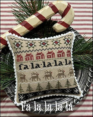 Fa La La La La Cross Stitch Pattern by The Scarlett House