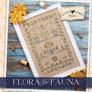 Flora & Fauna | Cross Stitch Pattern by Little Robin Designs