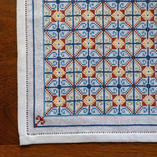 ''NEW! Florentine Tiles cross stitch folk embroidery kit