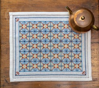 ''NEW! Florentine Tiles cross stitch folk embroidery kit
