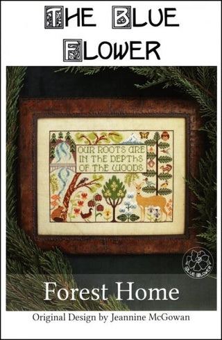 Forest Home Cross Stitch Pattern by The Blue Flower - Premium Pattern, Cross Stitch from The Blue Flower - Just $12! Shop now at Crossed Hearts Needlework & Design