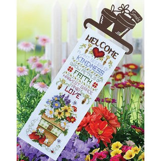 Garden Virtues cross stitch pattern from Stoney Creek Cross Stitch Collection Magazine Spring 2026 | Vol. 38 No. 2
