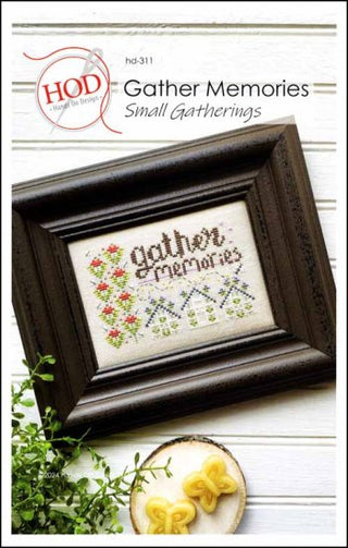 Gather Memories: Small Gatherings Cross Stitch Pattern by Hands On Design - Premium Pattern, Cross Stitch from Hands On Design - Just $8! Shop now at Crossed Hearts Needlework & Design