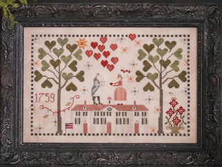 George Loves Martha | Cross Stitch Pattern by Plum Street Samplers