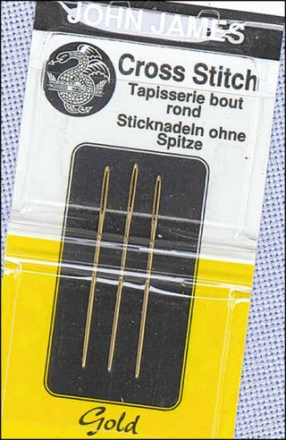 Gold Tapestry Needles by John James