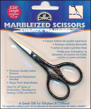 Golden Copper Marbelized Embroidery Scissors by DMC - Premium Embroidery Scissors from DMC® - Just $9.96! Shop now at Crossed Hearts Needlework & Design
