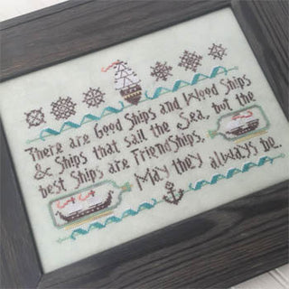 Good Ship Sampler Cross Stitch Pattern by Hands On Design - Premium Pattern, Cross Stitch from Hands On Design - Just $10! Shop now at Crossed Hearts Needlework & Design