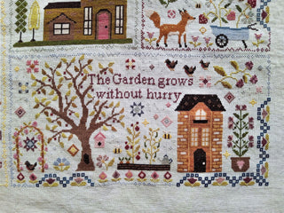 Grow Without Hurry | Cross Stitch Pattern by Blueberry Ridge Design
