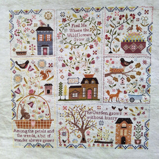 Grow Without Hurry | Cross Stitch Pattern by Blueberry Ridge Design