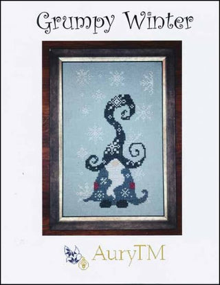 Grumpy Winter Cross Stitch Pattern by AuryTM - Premium Pattern, Cross Stitch from AuryTM - Just $10! Shop now at Crossed Hearts Needlework & Design