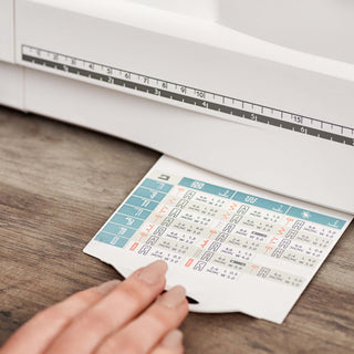 EMERALD 118 – Sewing Guide Reference Chart detail