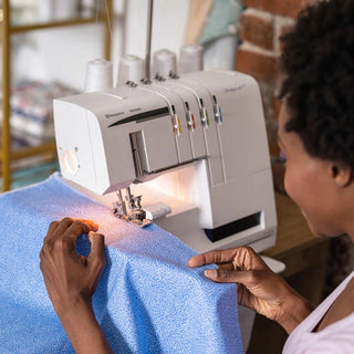 S21 – machine in use on knit fabric