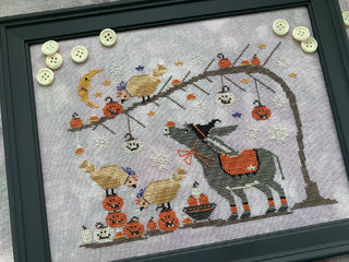 Halloween Chicken and Waffles | Cross Stitch Pattern by Stiches by Ethel