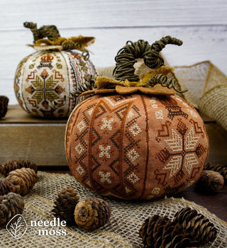 Hello, Pumpkin. | Cross Stitch Pattern by Needle & Moss