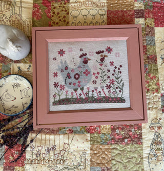 Henpecked | Cross Stitch Pattern by Pansy Patch Quilts and Stitchery