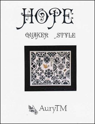 Hope: Quaker Style Cross Stitch Pattern by AuryTM - Premium Pattern, Cross Stitch from AuryTM - Just $16! Shop now at Crossed Hearts Needlework & Design