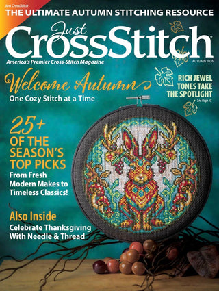 🍂 Just CrossStitch Magazine – Autumn 2026—PREORDER 🍂