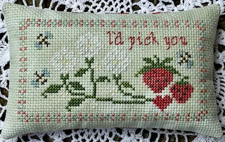 I'd Pick You Cross Stitch Pattern by SamBrie Stitches - Premium Pattern, Cross Stitch from SamBrie Stitches Designs - Just $6.50! Shop now at Crossed Hearts Needlework & Design