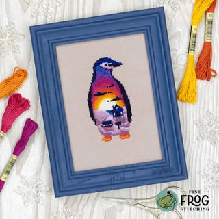 Ice Cap Cabin | Cross Stitch Pattern by Fine Frog Stitching
