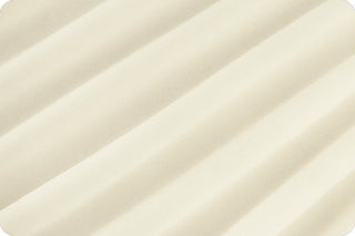Ivory Cuddle 3 58/60" Solid Minky Fabric Per Yard