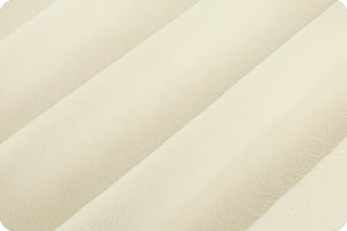 Ivory Cuddle 3 58/60" Solid Minky Fabric Per Yard