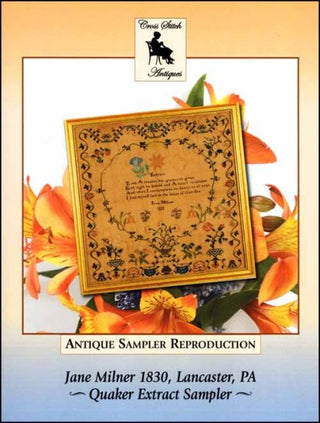 Jane Milner 1830 Lancaster PA Cross Stitch Pattern by Cross Stitch Antiques - Premium Pattern, Cross Stitch from Cross Stitch Antiques - Just $30! Shop now at Crossed Hearts Needlework & Design