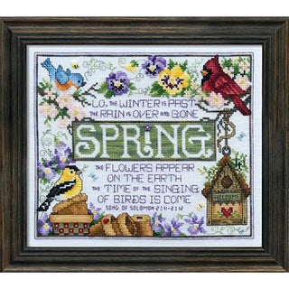 Joy Of The Seasons Spring cross stitch pattern from Stoney Creek Cross Stitch Collection Magazine Spring 2026 | Vol. 38 No. 2