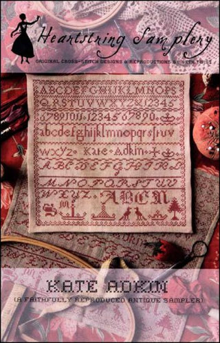 Kate Adkin Cross Stitch Pattern *NEW* - Crossed Hearts Needlework & Design