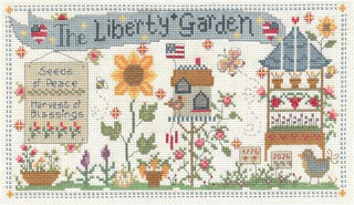 Liberty Garden Cross Stitch Pattern by Imaginating
