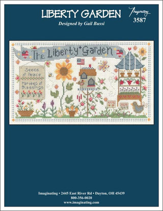 Liberty Garden Cross Stitch Pattern by Imaginating